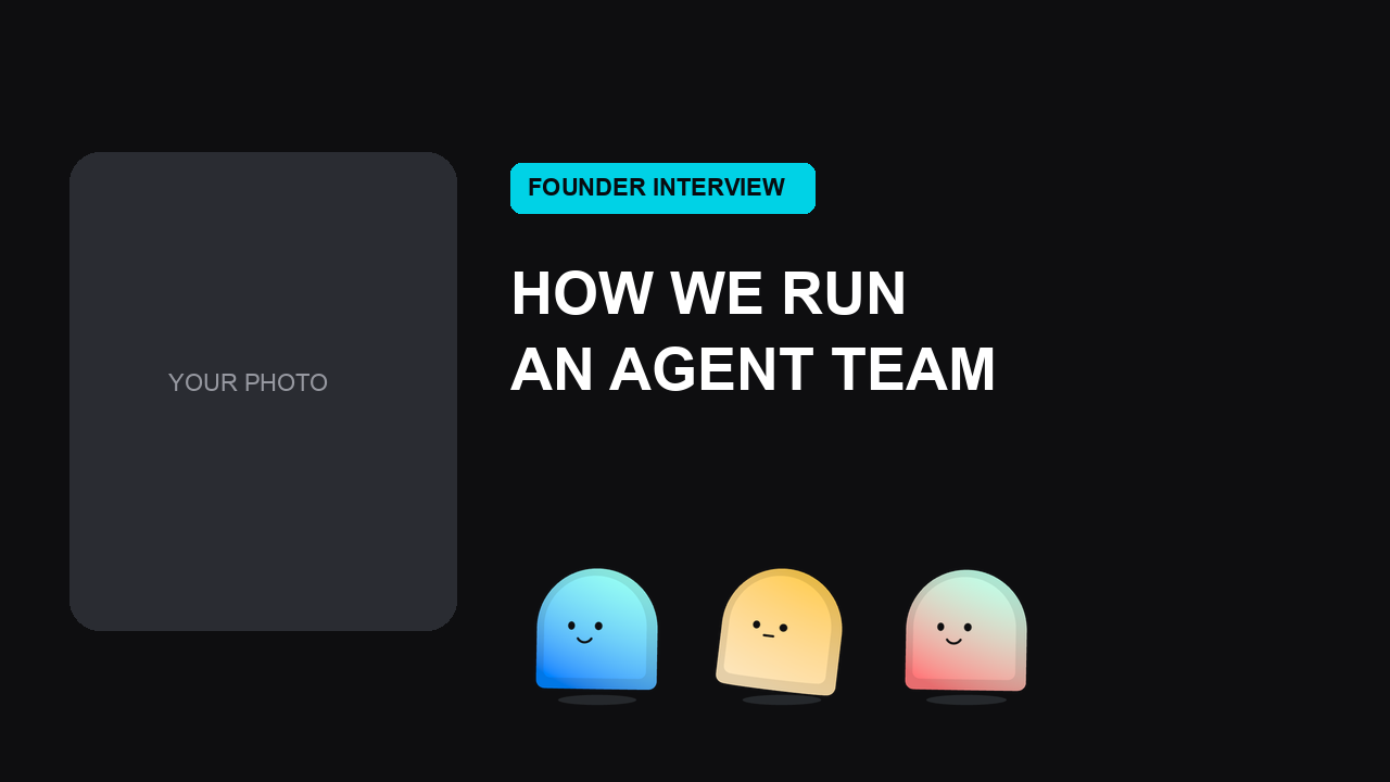 Founder interview thumbnail example